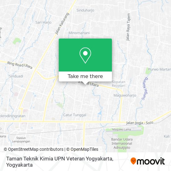 Taman Teknik Kimia UPN  Veteran  Yogyakarta map