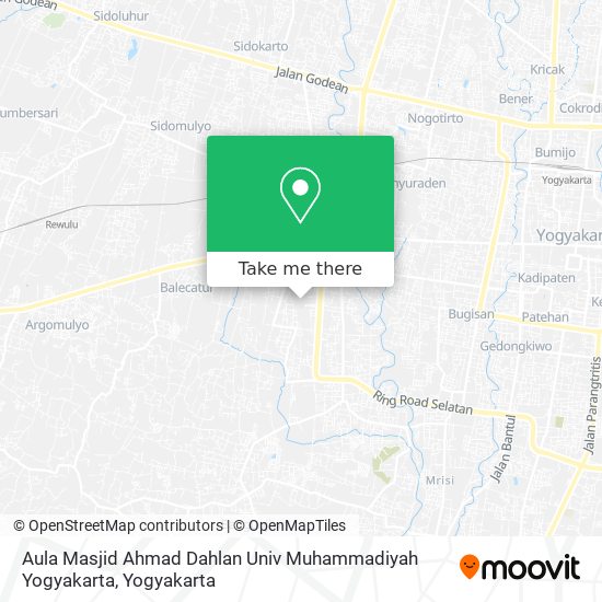 Aula Masjid Ahmad Dahlan Univ Muhammadiyah Yogyakarta map