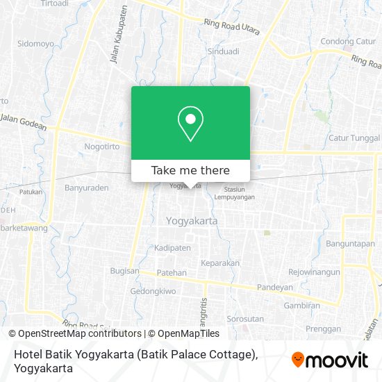 Hotel Batik Yogyakarta (Batik Palace Cottage) map