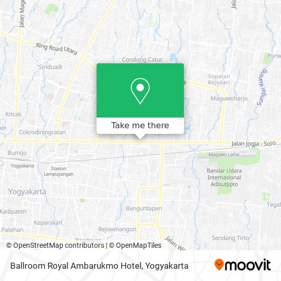 Ballroom Royal Ambarukmo Hotel map