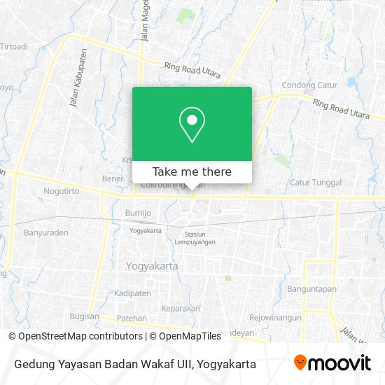 Gedung Yayasan Badan Wakaf UII map