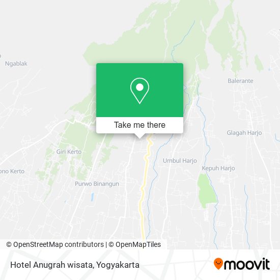 Hotel Anugrah wisata map