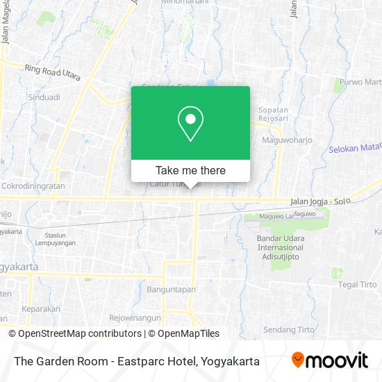 The Garden Room - Eastparc Hotel map