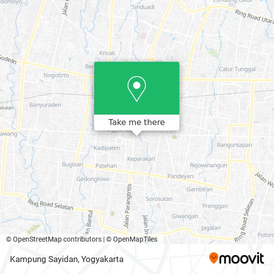 Kampung Sayidan map