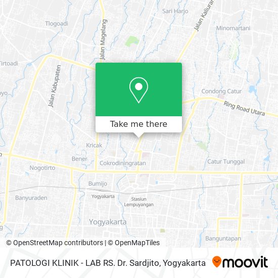 PATOLOGI KLINIK - LAB RS. Dr. Sardjito map
