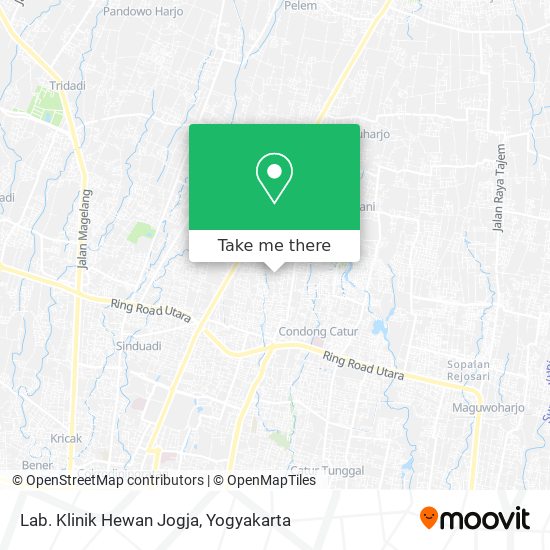 Lab. Klinik Hewan Jogja map