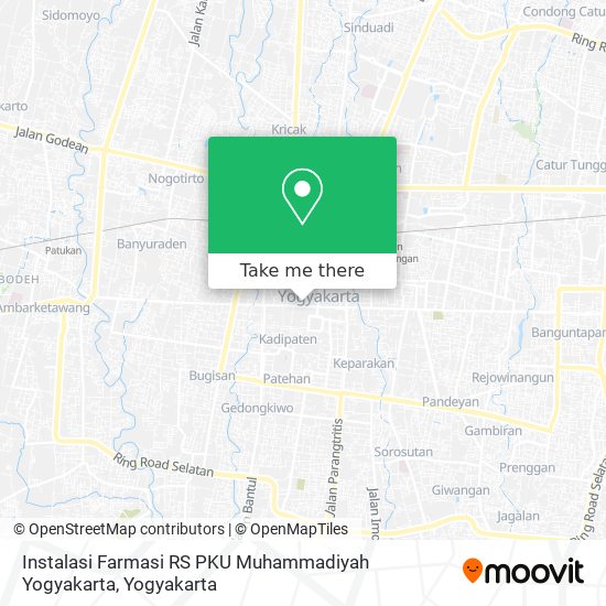 Instalasi Farmasi RS PKU Muhammadiyah Yogyakarta map
