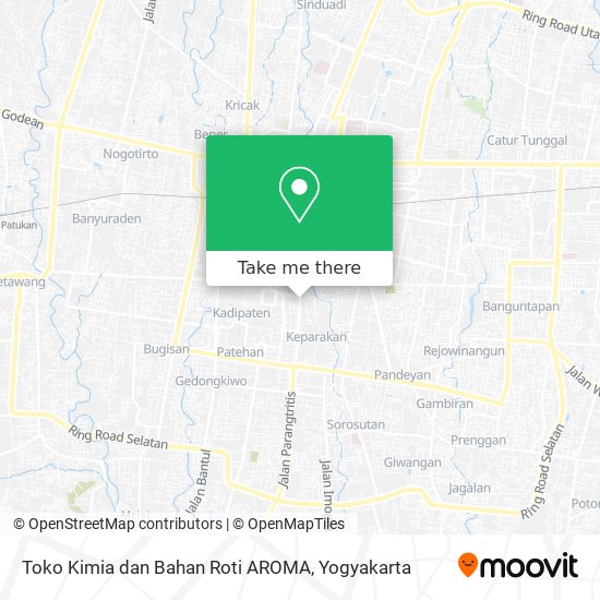 Toko Kimia dan Bahan Roti AROMA map