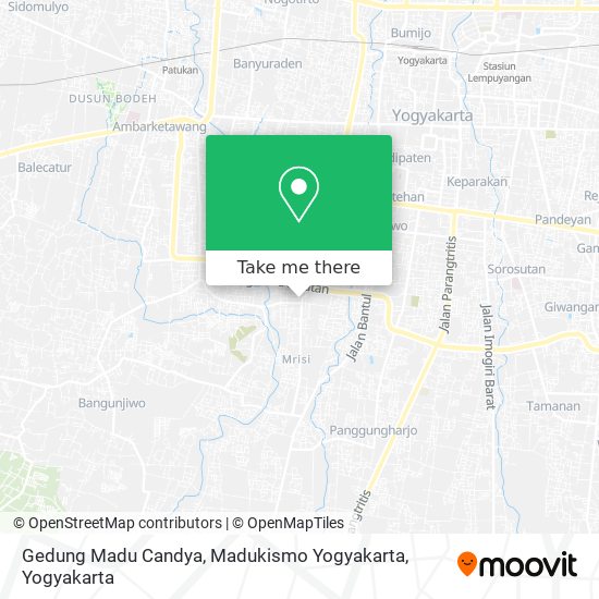 Gedung Madu Candya, Madukismo Yogyakarta map