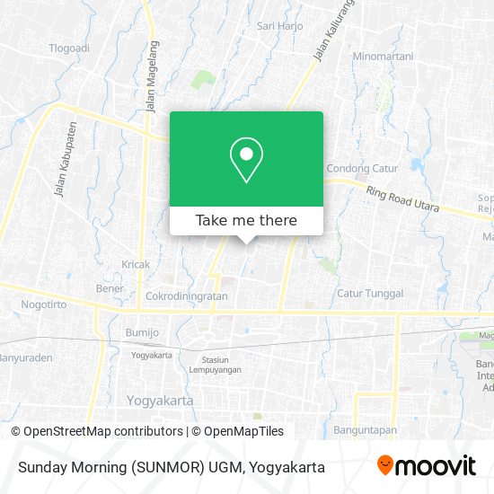 Sunday Morning (SUNMOR) UGM map