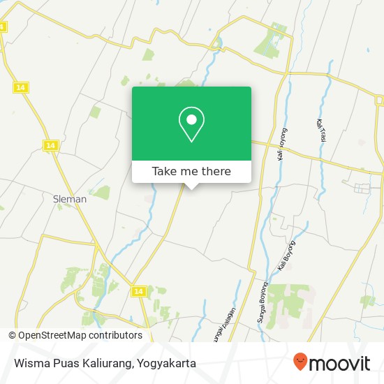 Wisma Puas Kaliurang map