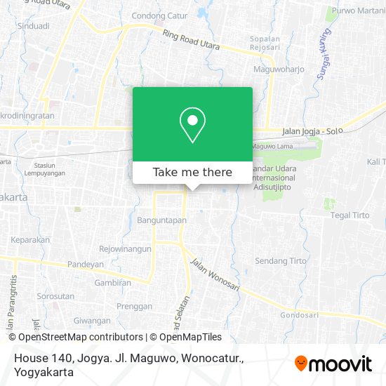 House 140, Jogya. Jl. Maguwo, Wonocatur. map