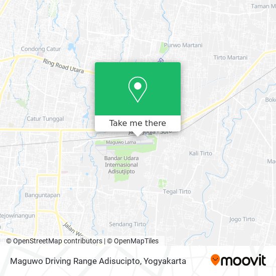 Maguwo Driving Range Adisucipto map