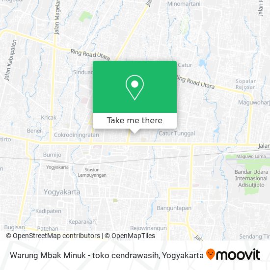 Warung Mbak Minuk - toko cendrawasih map