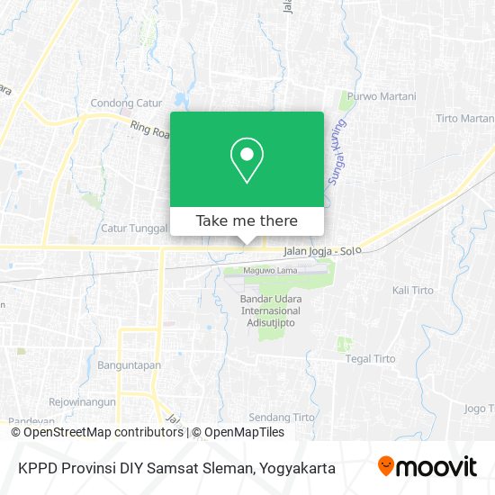 KPPD Provinsi DIY Samsat Sleman map