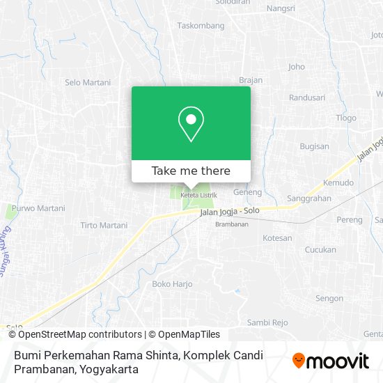 Bumi Perkemahan Rama Shinta, Komplek Candi Prambanan map