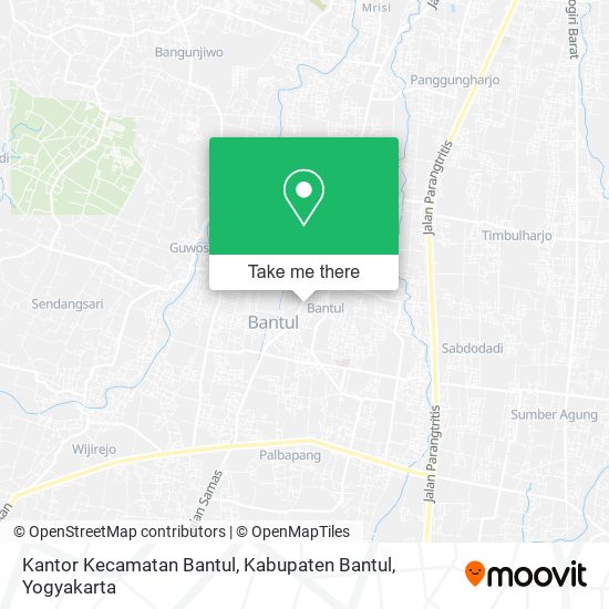 Kantor Kecamatan Bantul, Kabupaten Bantul map