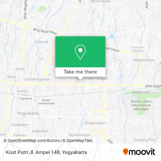 Kost Putri Jl. Ampel 14B map