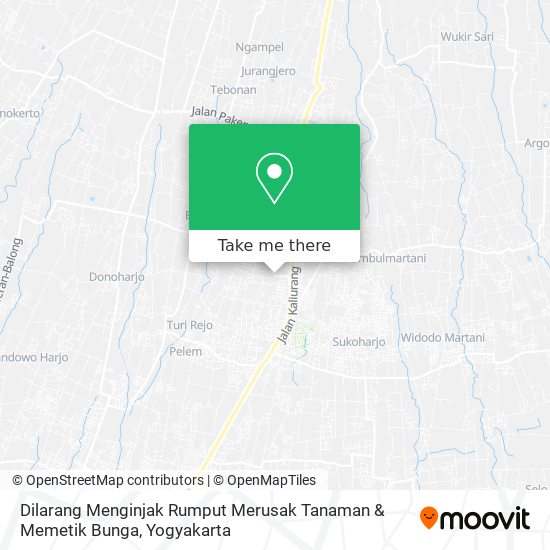 Dilarang Menginjak Rumput Merusak Tanaman & Memetik Bunga map