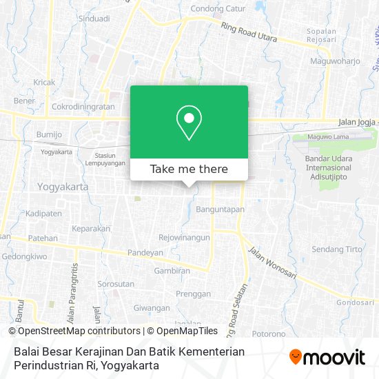 Balai Besar Kerajinan Dan Batik Kementerian Perindustrian Ri map