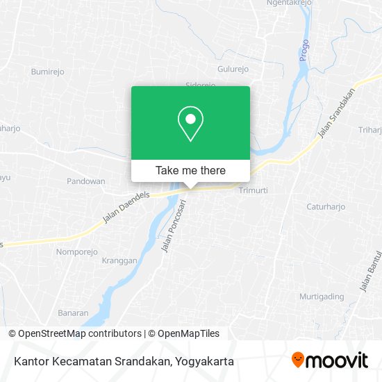 Kantor Kecamatan Srandakan map