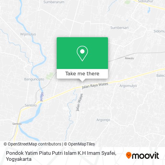 Pondok Yatim Piatu Putri Islam K.H Imam Syafei map