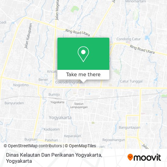 Dinas Kelautan Dan Perikanan Yogyakarta map