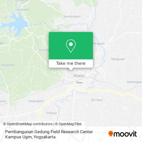 Pembangunan Gedung Field Research Center Kampus Ugm map
