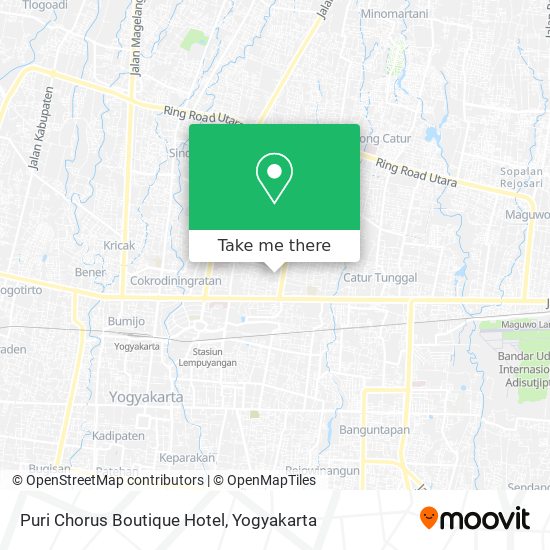 Puri Chorus Boutique Hotel map