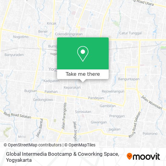 Global Intermedia Bootcamp & Coworking Space map