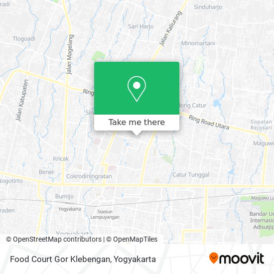 Food Court Gor Klebengan map