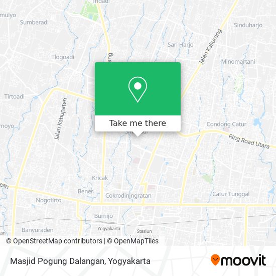Masjid Pogung Dalangan map