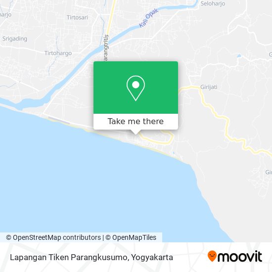 Lapangan Tiken Parangkusumo map
