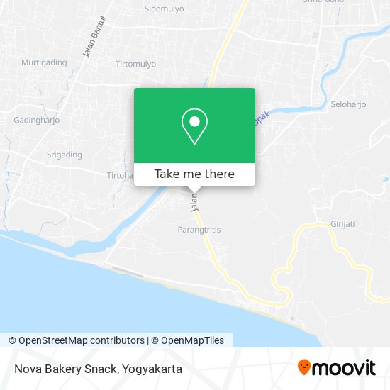 Nova Bakery Snack map