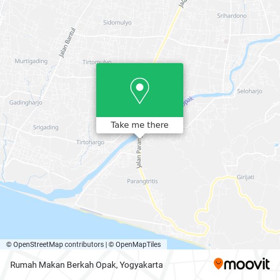 Rumah Makan Berkah Opak map