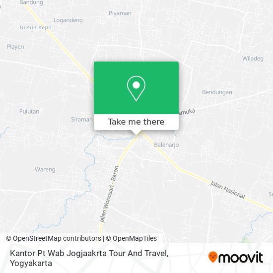 Kantor Pt Wab Jogjaakrta Tour And Travel map