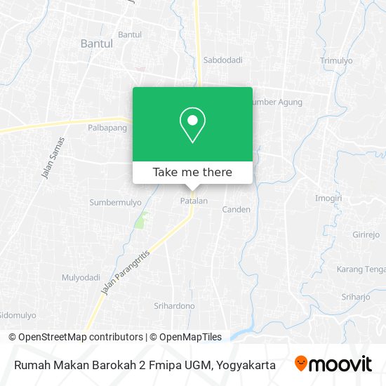 Rumah Makan Barokah 2 Fmipa UGM map