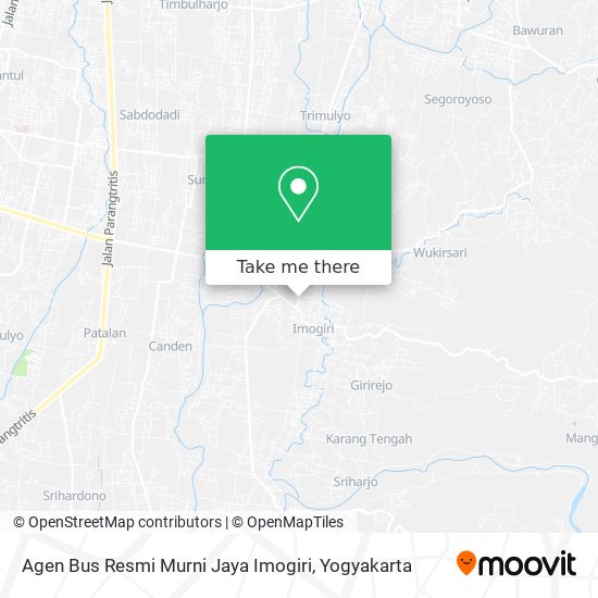 Agen Bus Resmi Murni Jaya Imogiri map