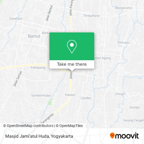 Masjid Jami'atul Huda map