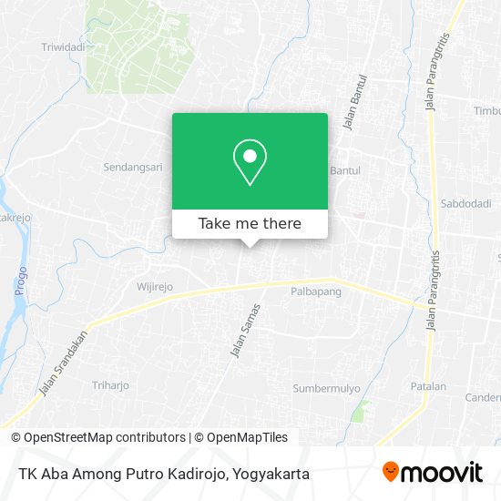 TK Aba Among Putro Kadirojo map