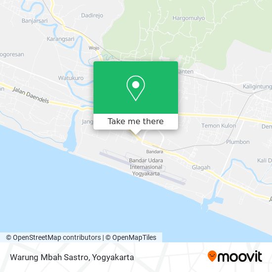 Warung Mbah Sastro map