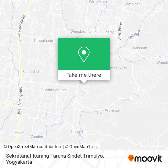 Sekretariat Karang Taruna Sindet Trimulyo map