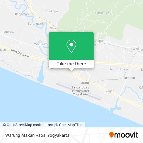 Warung Makan Raos map