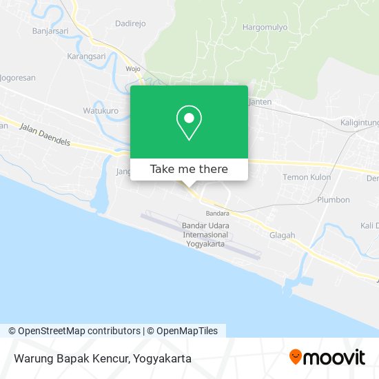 Warung Bapak Kencur map