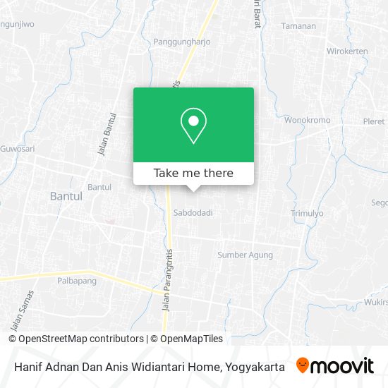 Hanif Adnan Dan Anis Widiantari Home map