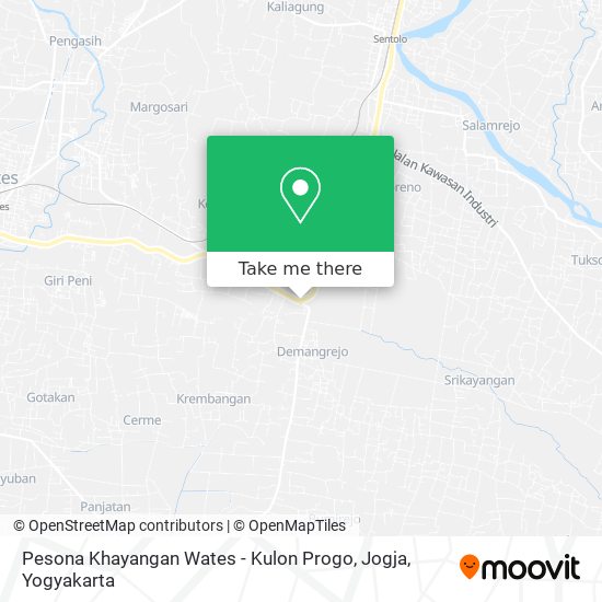 Pesona Khayangan Wates - Kulon Progo, Jogja map