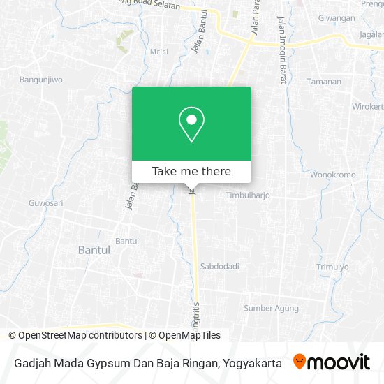Gadjah Mada Gypsum Dan Baja Ringan map