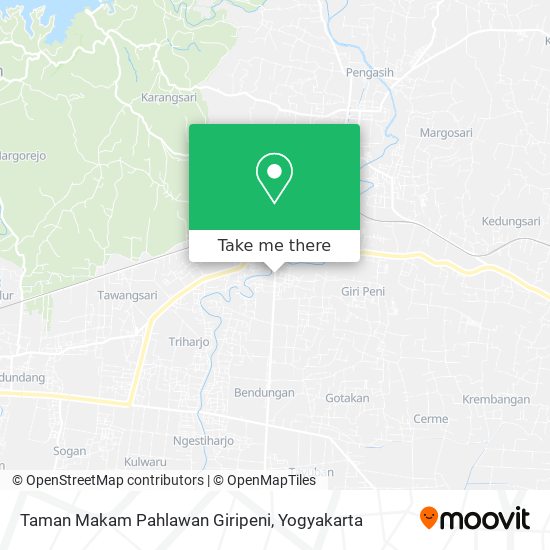 Taman Makam Pahlawan Giripeni map