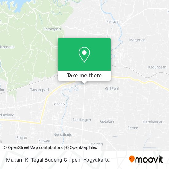 Makam Ki Tegal Budeng Giripeni map