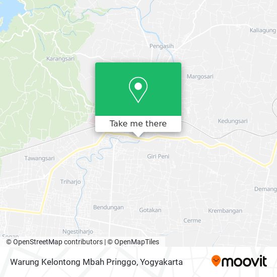 Warung Kelontong Mbah Pringgo map